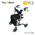 Déambulateur en aluminium pliable Topmedi Medical pour personnes âgées handicapées